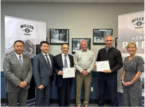 强强联合:玉兰家居携手美国MILLER PAINT蜜乐漆 涂料在线,coatingol.com