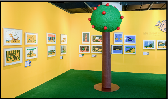 芬琳漆助力“宫西达也绘本世界40周年展”,彩绘童趣与环保同行 涂料在线,coatingol.com