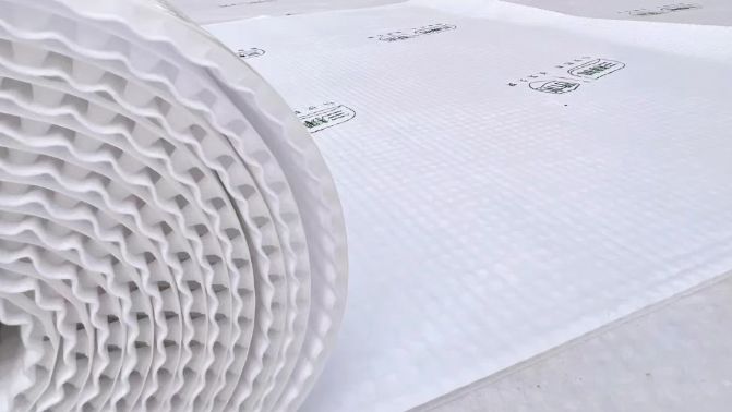 科技防水｜三棵树高分子排水防护一体板助力聊城市君澜项目建设 涂料在线,coatingol.com