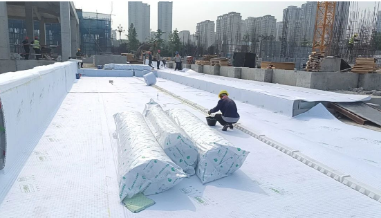 科技防水｜三棵树高分子排水防护一体板助力聊城市君澜项目建设 涂料在线,coatingol.com