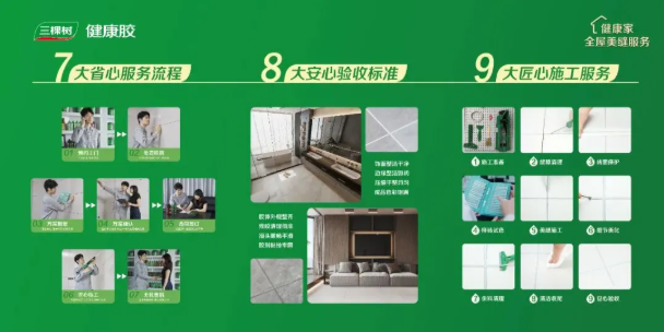 三棵树全屋美缝:以健康科技引领行业新动能,焕新千万家居住体验 涂料在线,coatingol.com