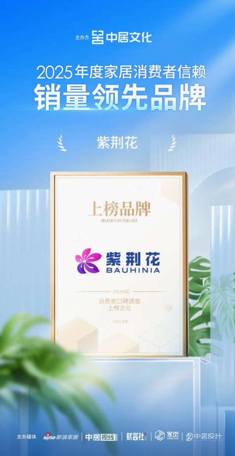 ScreenShot_2025-10-22_095033_960.png 紫荆花漆荣获「2025年度家居消费者信赖销量领先品牌」称号 涂料在线,coatingol.com