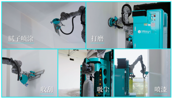 五合一执行平台×空间大脑丨丰坦四代机P600 Max多功能涂料施工机器人全球发布 涂料在线,coatingol.com