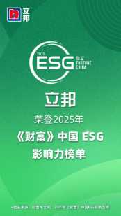 立邦连续两年荣登2025《财富》中国ESG影响力榜单  